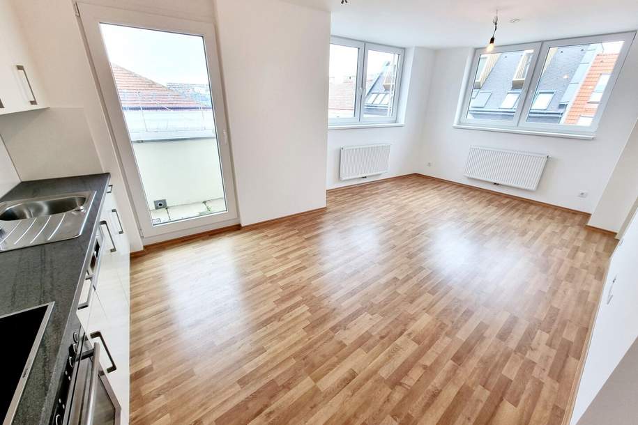 Preisgesenkt! TOP Wohnung im Dachgeschoss mit Terrassen! U-Bahn Nähe + Beste Infrastruktur + Traumhaftes Altbauhaus + Mitten im Geschehen! Jetzt zugreifen!, Wohnung-kauf, 459.000,€, 1150 Wien 15., Rudolfsheim-Fünfhaus