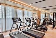 Wunderbares Studio (Neubau, Erstbezug) mit Top-Aussicht Neue Donau: Gym, Spa, Pool, Lounges im Haus