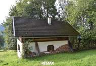 Gemütliche Berghütte mit Nebengebäude am Sonnberg bei Eisentratten mit m² 16.516 arrondierter landwirtschaftlicher Fläche, 3 Zimmer, urige kleine Terrasse, 4 Stellplätze, 290.000 €