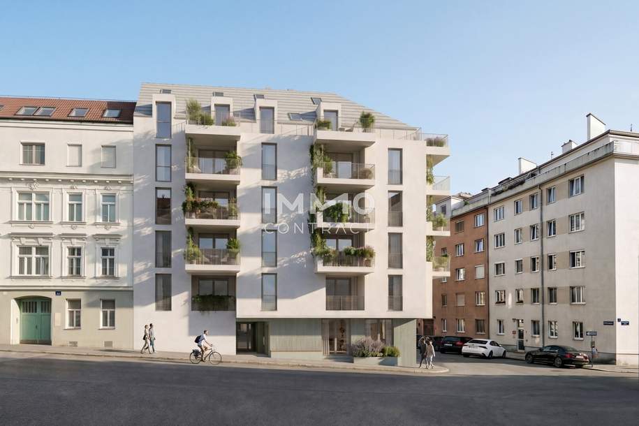 Premium-Vorsorgewohnung nahe Schönbrunn – Erstbezug - Westbalkon &amp; Loggia, Wohnung-kauf, 309.000,€, 1120 Wien 12., Meidling