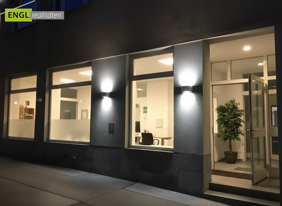 Modernes Geschäftslokal/Büro/Ordination in bester Lage mit voll ausgestatteter 55m² Wohnung und 2 TG Plätze