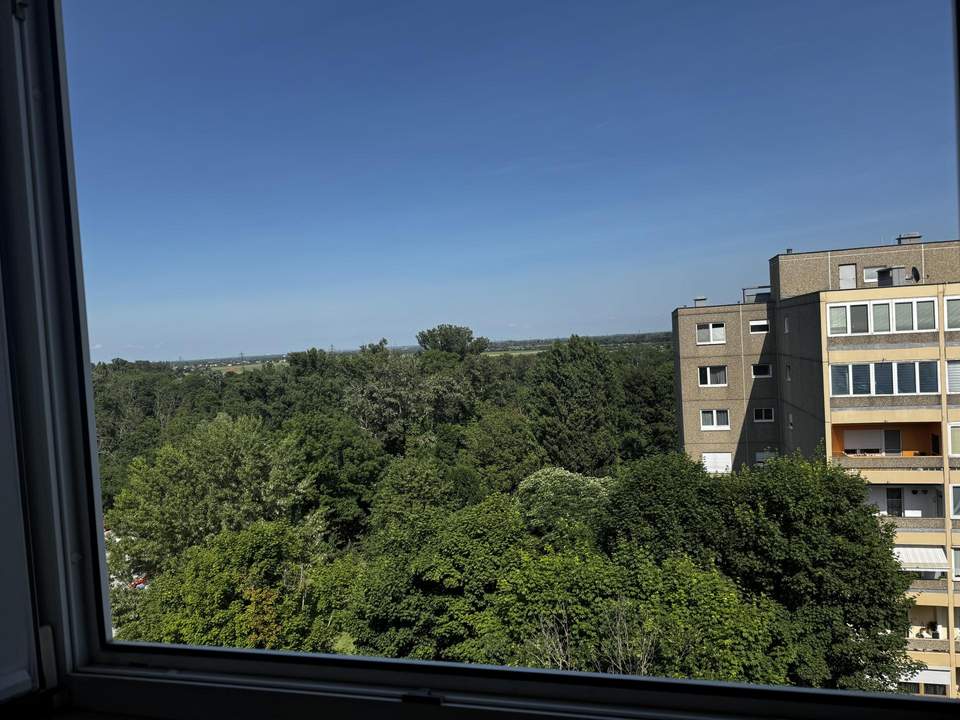 Große Familienwohnung mit Aussicht zum Schnäppchenpreis 15 min von Wien!