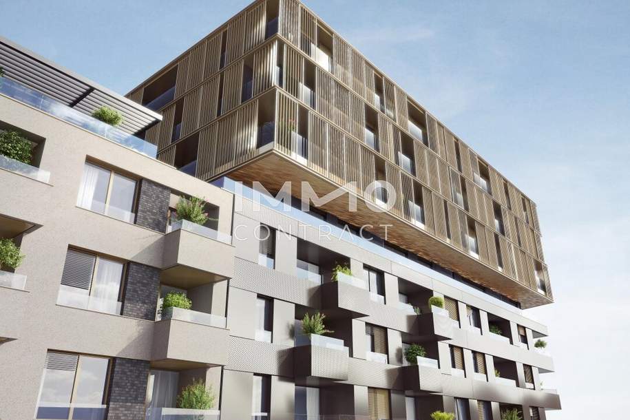 Provisionsfrei: 7. Stock - Hauptbahnhof! 4 Zimmer Familienwohnung mit hochwertiger Ausstattung, Wohnung-kauf, 330.000,€, 1100 Wien 10., Favoriten