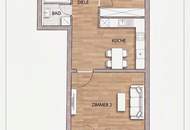Top-Aufteilung & TU-Nähe: Gepflegte 2-Zimmer-Wohnung mit TG-Platz und Terrasse