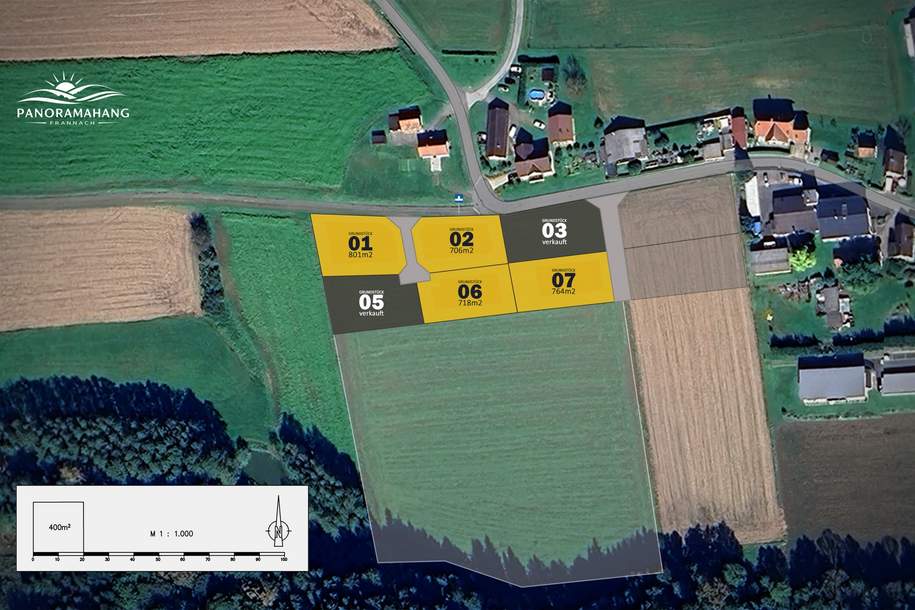 Panoramahang Frannach (Provisionsfrei), Grund und Boden-kauf, 59.000,€, 8081 Südoststeiermark