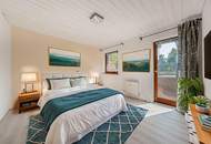 Ferienwohnung mit separatem Schlafzimmer