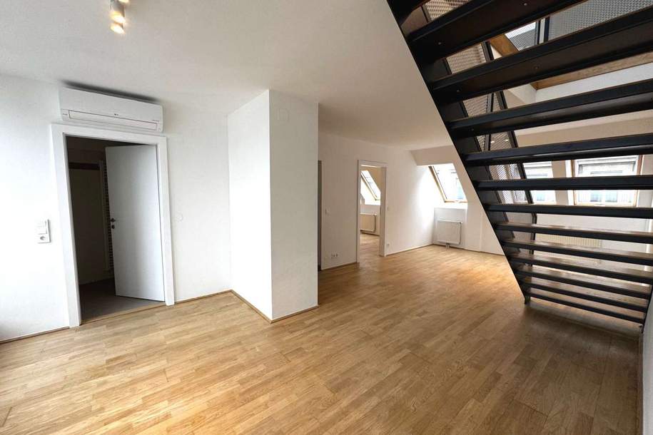 Leben auf zwei Ebenen – Elegante Dachgeschoss-Maisonette mit Wohlfühlterrasse, Wohnung-kauf, 750.000,€, 1030 Wien 3., Landstraße
