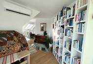 Lichtdurchflutete Penthouse Architektur - barrierefreie 5-Zimmer Maisonette-Wohnung in exklusiver Lage mit teiloffener Galerieebene, zahlreichen Terrassen, 2 Bädern und PKW-Garagenplatz