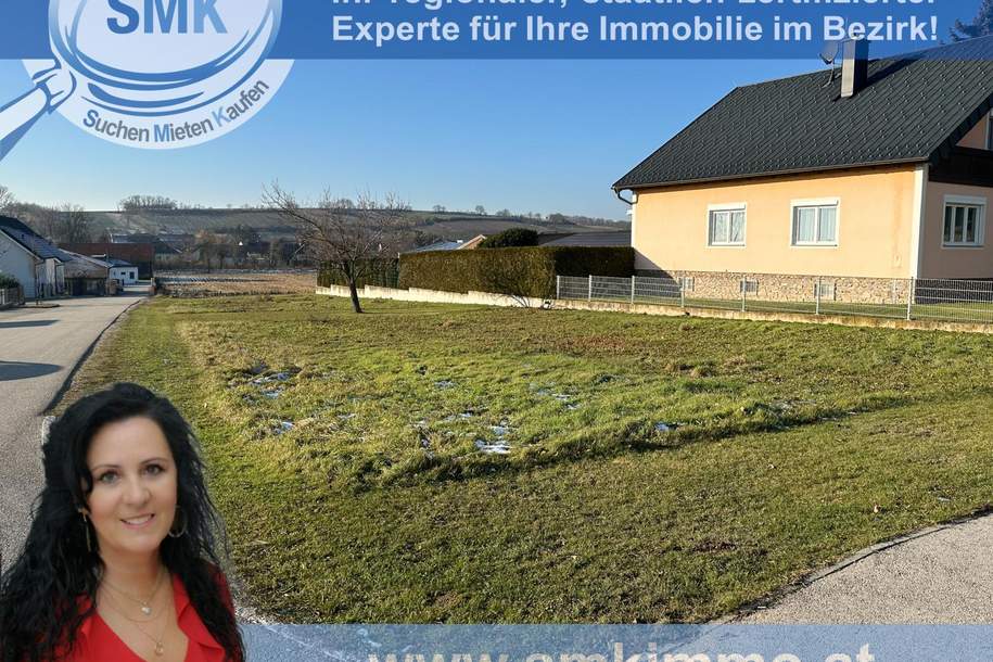 Schönes sonniges Eckgrundstück OHNE BAUZWANG!, Grund und Boden-kauf, 103.000,€, 3701 Tulln