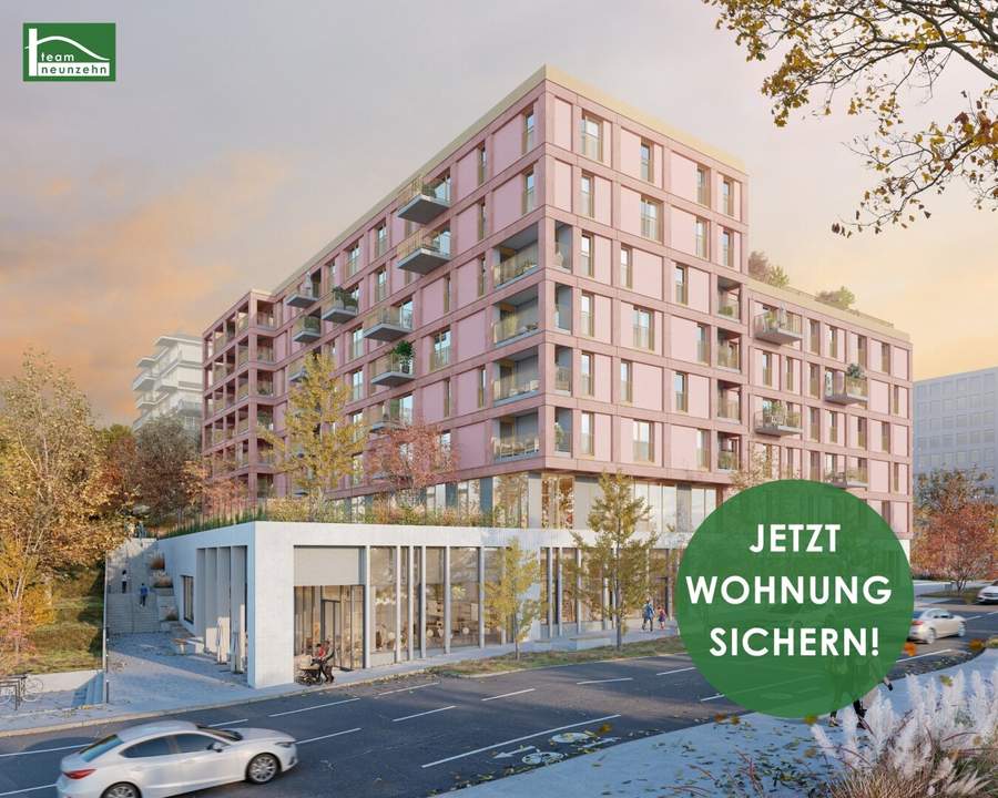 Top Lage Wien Mitte: Hochwertige 3-Zimmer-Wohnung mit großem Balkon & Grünblick