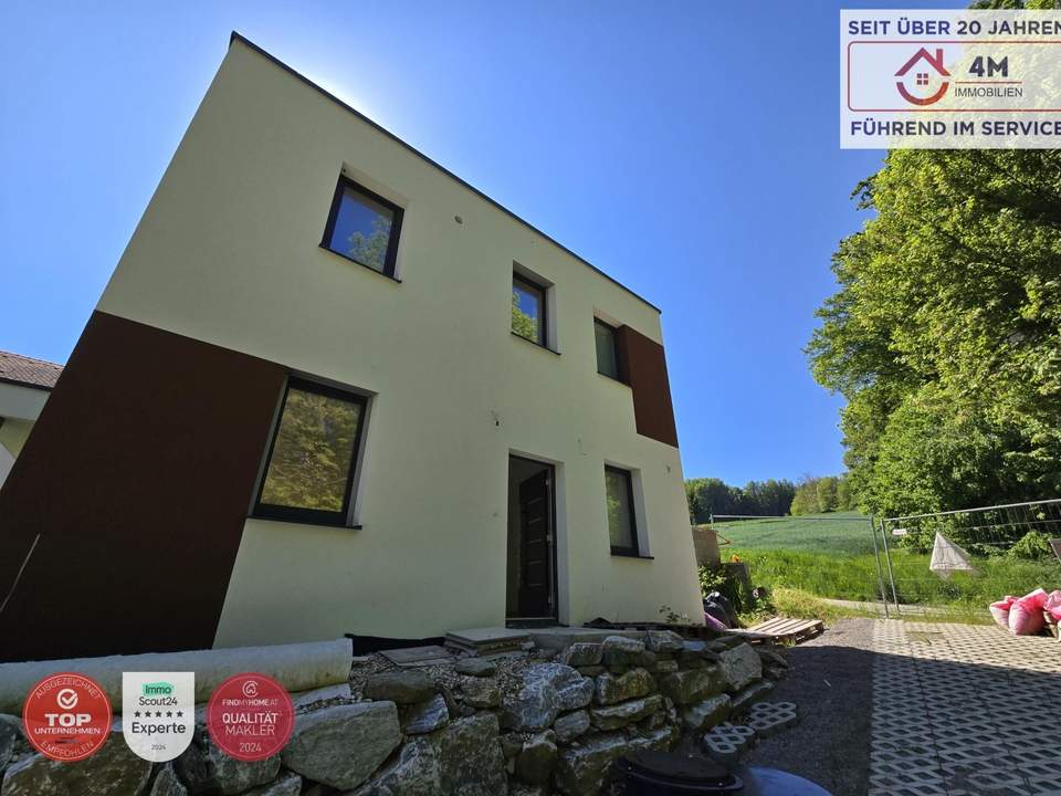 AKTION PREIS !!!!!NATUR PUR**ERSTBEZUG**4 EINFAMILIENHÄUSER AM WALDRAND**NAHE WIEN, KLOSTERNEUBURG & TULLN!