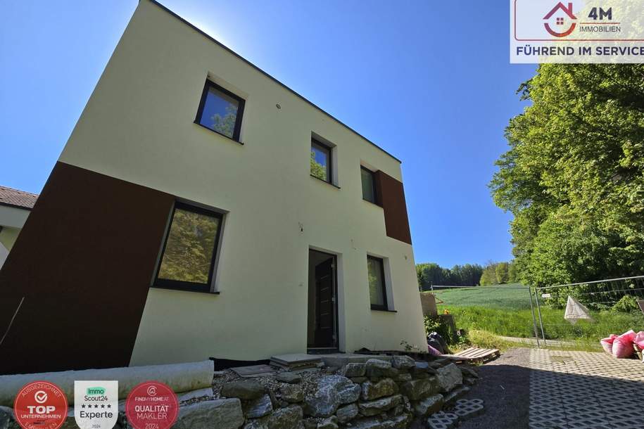 AKTION PREIS !!!!!NATUR PUR**ERSTBEZUG**4 EINFAMILIENHÄUSER AM WALDRAND**NAHE WIEN, KLOSTERNEUBURG & TULLN!, Haus-kauf, 469.000,€, 3423 Tulln