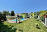 Erweiterbares 68m² Einfamilienhaus mit Garage, Pool &amp; Gartenhaus