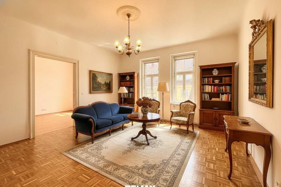 Charmante 2-Zimmer-Altbauwohnung mit Balkon, Wohnung-miete, 983,52,€, 8010 Graz(Stadt)
