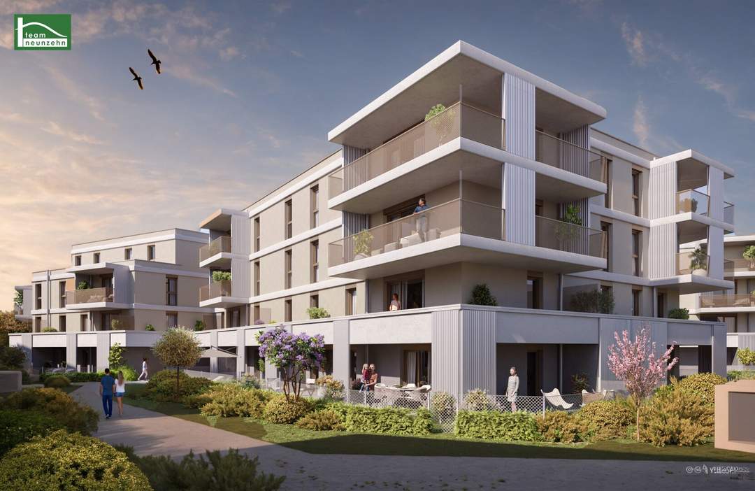 Erstklassige Gartenwohnung in Ruhelage mit idealer Anbindung! Optimal für Anleger! FLORIANI – Quartier am Tullnerfeld