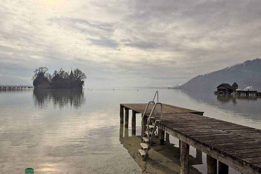 Zeitlose Architektur mit privatem Seezugang, Litzlberg Attersee, Haus-kauf, 3.490.000,€, 4863 Vöcklabruck