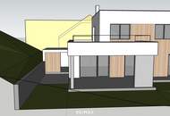 Baugrundstück mit genehmigtem Hausprojekt in Marz zu verkaufen