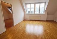 VIKTORGASSE, FERNBLICK, 84 m2 Dachgeschoß mit 30 m2 Terrasse, 2 Zimmer, Wohnküche, 2 Bäder, Parketten, U1-Nähe
