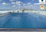 Möbliertes Terrassen DG-Appartement mit SUPER Pool, Garage, inkl. Heizung