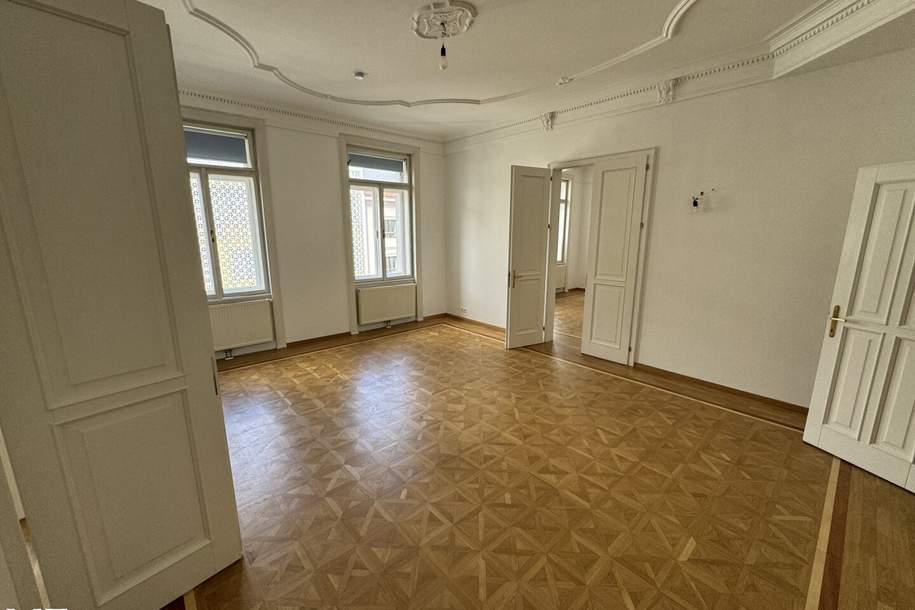 Exklusive 5 Zi. Wohnung 2 Bädern & Einbauküche, Wohnung-miete, 3.547,28,€, 1060 Wien 6., Mariahilf