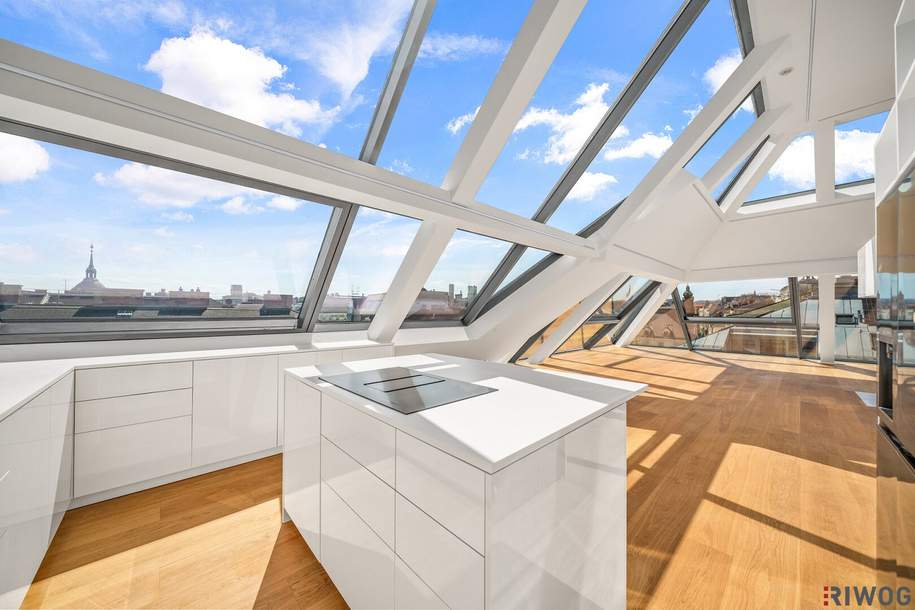 Stil und Luxus nur 3 Min. vom Stephansplatz (Virtual Tour) | 360° Dachterrasse mit Pool | Stadtpark ums Eck | 1 Min. zur Staatsoper | Garage, Wohnung-kauf, 7.800.000,€, 1010 Wien 1., Innere Stadt