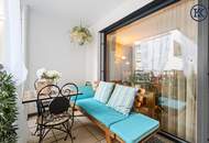 Hofseitige 3-Zimmer-Wohnung mit 14 m² Loggia