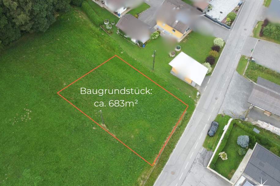 Schönes Baugrundstück nahe Seeboden am Millstätter See. Berg- und Grünblick., Grund und Boden-kauf, 122.940,€, 9871 Spittal an der Drau