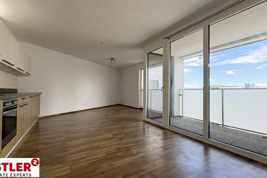 Mietwohnung mit 2 Zimmer + große Küche + Loggia, in Linz Stadt, Wohnung-miete, 949,00,€, 4020 Linz(Stadt)