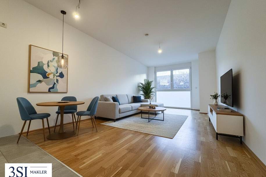 Erstbezug in Stammersdorf – Stilvolle 2-Zimmer-Wohnung in absolut ruhiger Lage, Wohnung-kauf, 249.000,€, 1210 Wien 21., Floridsdorf