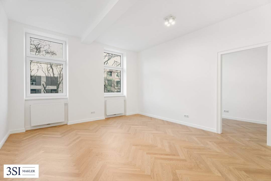 Exklusive 4-Zimmer-Altbauwohnung im 14. Bezirk mit idyllischem Balkon
