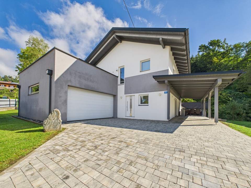 Wohnen, wo andere Urlaub machen – modernes Zuhause mit Sonnenterrassen & Bergblick