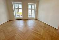 SALZTORGASSE, ERSTBEZUG, 58 m2 Altbauwohnung, Wohnküche, 1 Zimmer, Duschbad, Parketten, 1. Liftstock