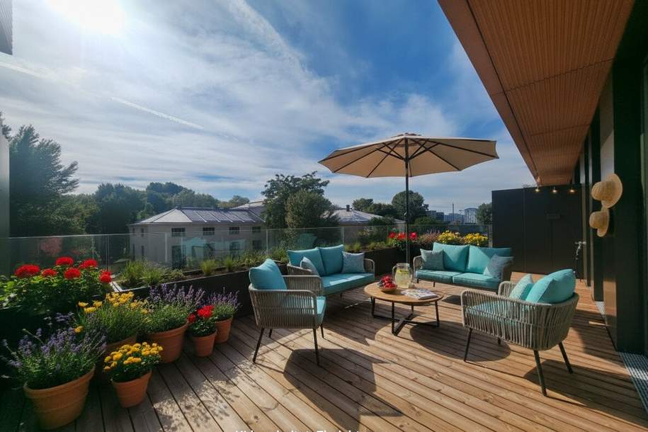 Grünblick beim Stadion, Wohnung-miete, 1.880,00,€, 1020 Wien 2., Leopoldstadt