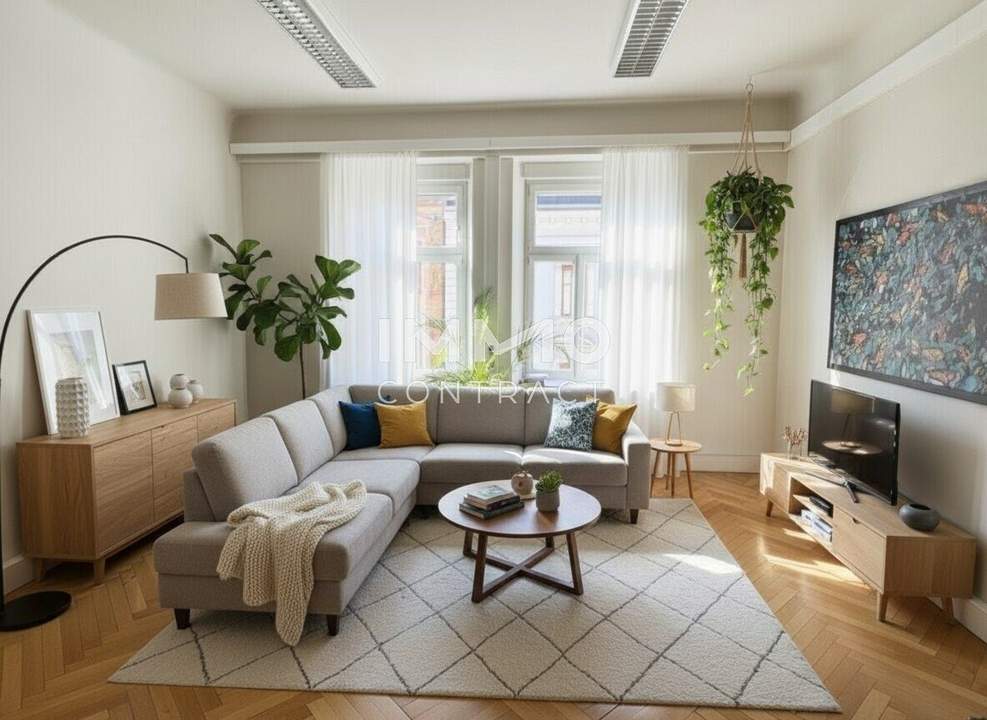 LUXURIÖSE 6-ZIMMER ALTBAUWOHNUNG IM 2. STOCK MIT PARKPLATZ