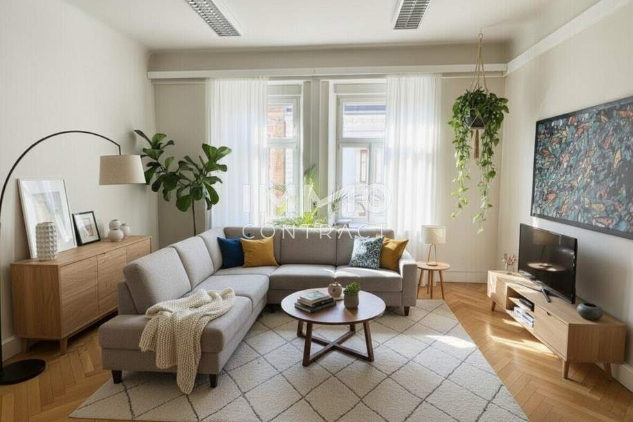 LUXURIÖSE 6-ZIMMER ALTBAUWOHNUNG IM 2. STOCK MIT PARKPLATZ, Wohnung-miete, 3.183,20,€, 8010 Graz(Stadt)