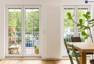 Gartenwohnung mit Urlaubsfeeling in Währing – 2 Balkone, Kamin & privater Eigengarten nahe Gersthof