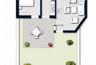 Hötting: 2-Zimmer-Gartenwohnung mit Tiefgaragenabstellplatz