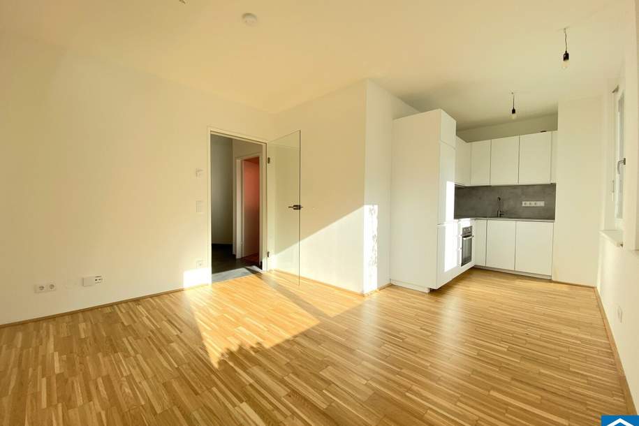Traumhafte 2-Zimmer Wohnung mit Freifläche, Wohnung-miete, 926,73,€, 1230 Wien 23., Liesing