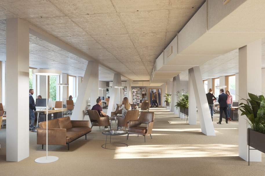 NEU: Helle Bürofläche auf stilvollen 445m², Gewerbeobjekt-miete, 10.750,68,€, 1230 Wien 23., Liesing