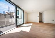 ESSENZ NO. 1 - 2-Zimmer-Erstbezug (69 m²) + Schrankraum | 6 m² Balkon, 1. DG mit wenig Schrägen