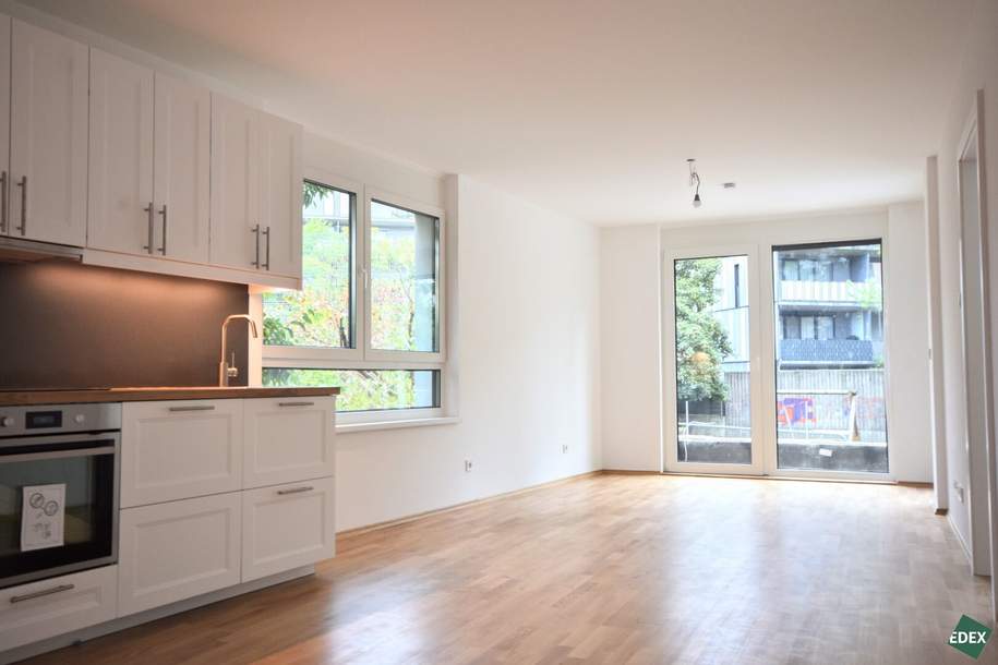 Charmante 2-Zimmer Wohnung mit Klimaanlage, kleinen Garten und Garage sowie 200m von U-Bahn-Station Zippererstrasse, Wohnung-miete, 1.149,00,€, 1110 Wien 11., Simmering