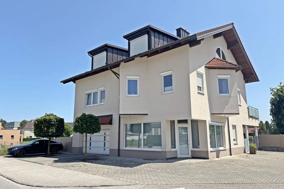Attraktives Wohn- und Geschäftshaus mit großem Grundstück in bevorzugter Lage!, Haus-kauf, 1.200.000,€, 4614 Wels-Land