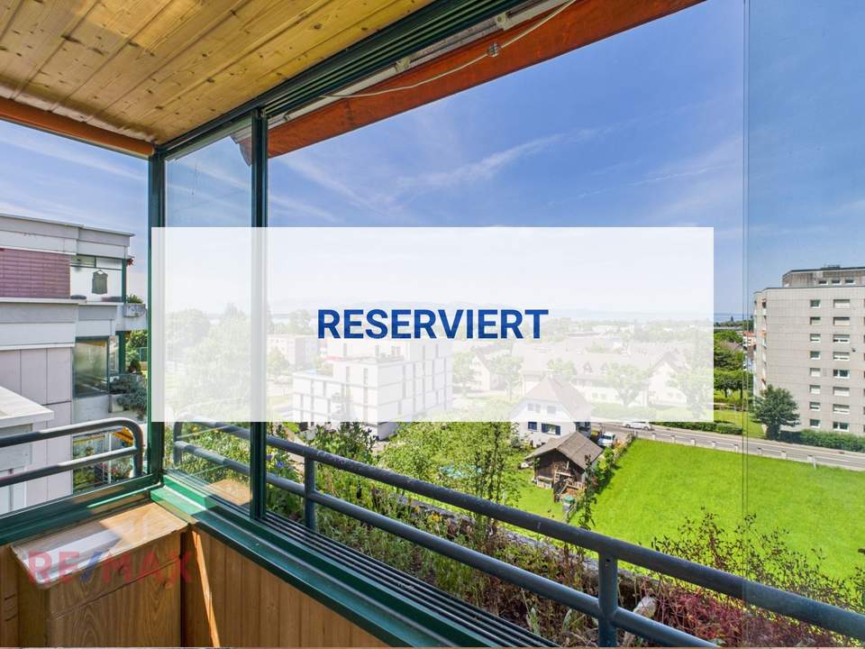 Investoren aufgepasst: 2-Zimmer Dachgeschosswohnung mit Seeblick in Lochau!