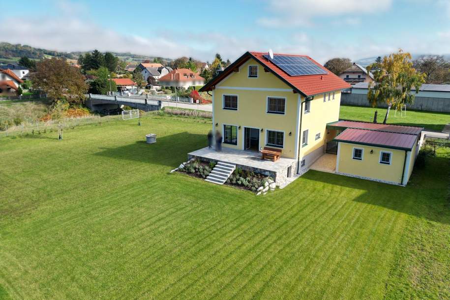 NEUES NIEDRIGENERGIEHAUS MIT GROSSEM GRUNDSTÜCK, Haus-kauf, 885.000,€, 3443 Tulln