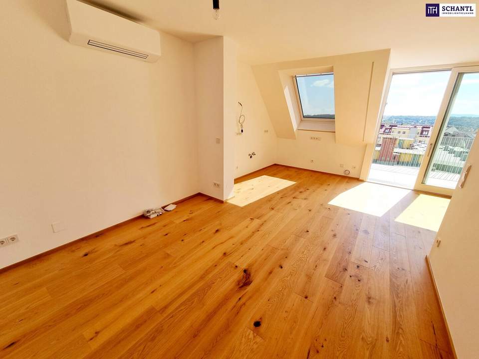 Frühlingsaktion! Ihre Nachbarn werden Sie beneiden... Ein Traum im Dachgeschoss! 2 Terrassen + Schönbrunn-Blick + Erdwärme + Höchste Qualität + Perfekte Raumaufteilung + Viel Privatsphäre!