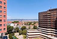 Panoramablick über Wien – gepflegte 3-Zimmer-Eckwohnung mit Loggia im 12. Stock