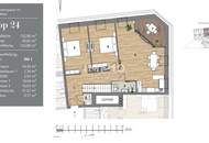 Wiener Rose - Exklusive Dachgeschoß-Maisonette - 4 Zimmer Erstbezug