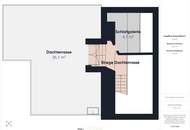 Helle Maisonettewohnung mit großer Dachterrasse in Kaisermühlen