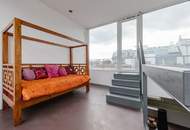 Einzigartiges Penthouse-Loft und 230m² Dachterrassen-Oase Nähe UNO-City inklusive 50m² Ausbaureserve