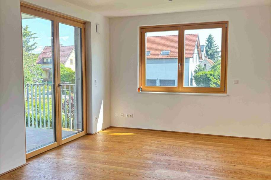 großzügige, helle 2 Zimmer Wohnung mit Balkon und Blick ins Grüne_T19, Wohnung-miete, 990,00,€, 1220 Wien 22., Donaustadt